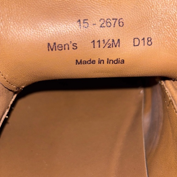 Johnston & Murphy Suites Series sheepskin wingtip Oxford shoes SZ 11.5​ - Picture 9 of 9